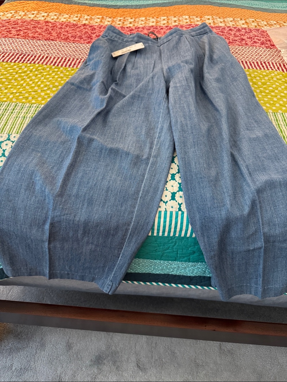 J. Crew Light Blue Wide-Leg Denim Jeans